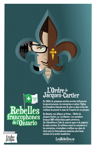 Affiche Rebelles Ordre de Jacques Cartier EnTK