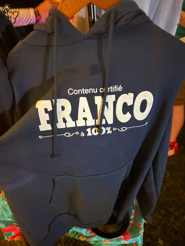 FFO - coton ouaté à capuchon Contenu certifié franco à 100 % - unisexe