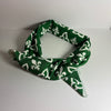Bandana trille et lys - vert