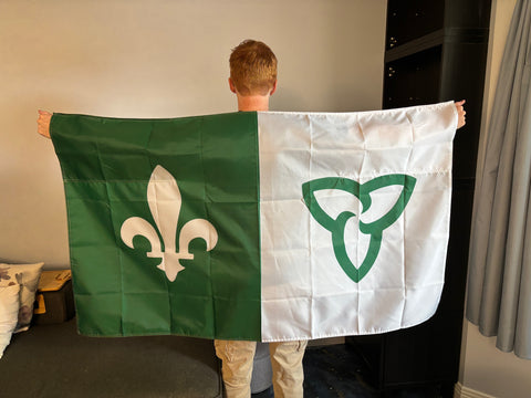 Cape - drapeau franco-ontarien