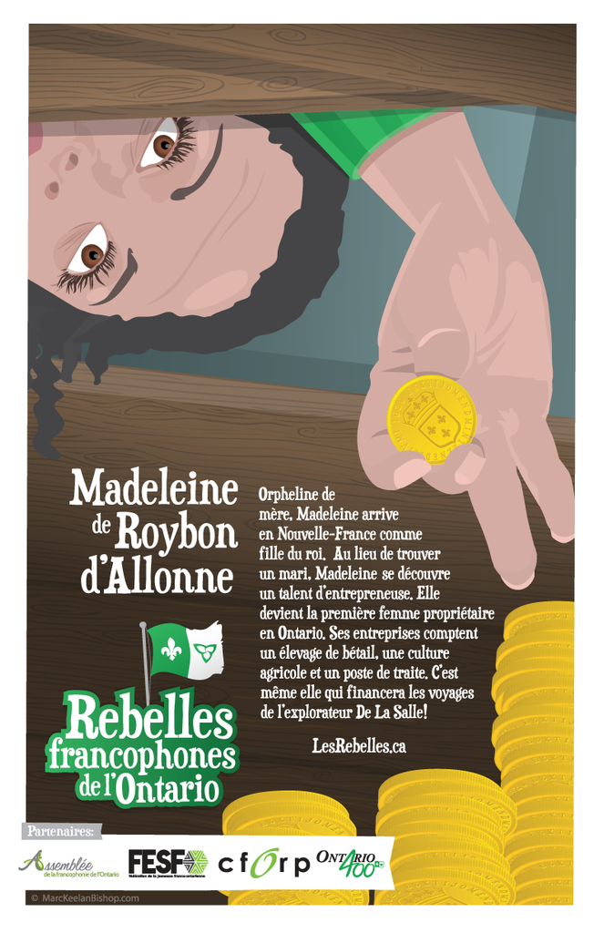 Affiche - Rebelles - Madeleine de Roybon d'Allonne