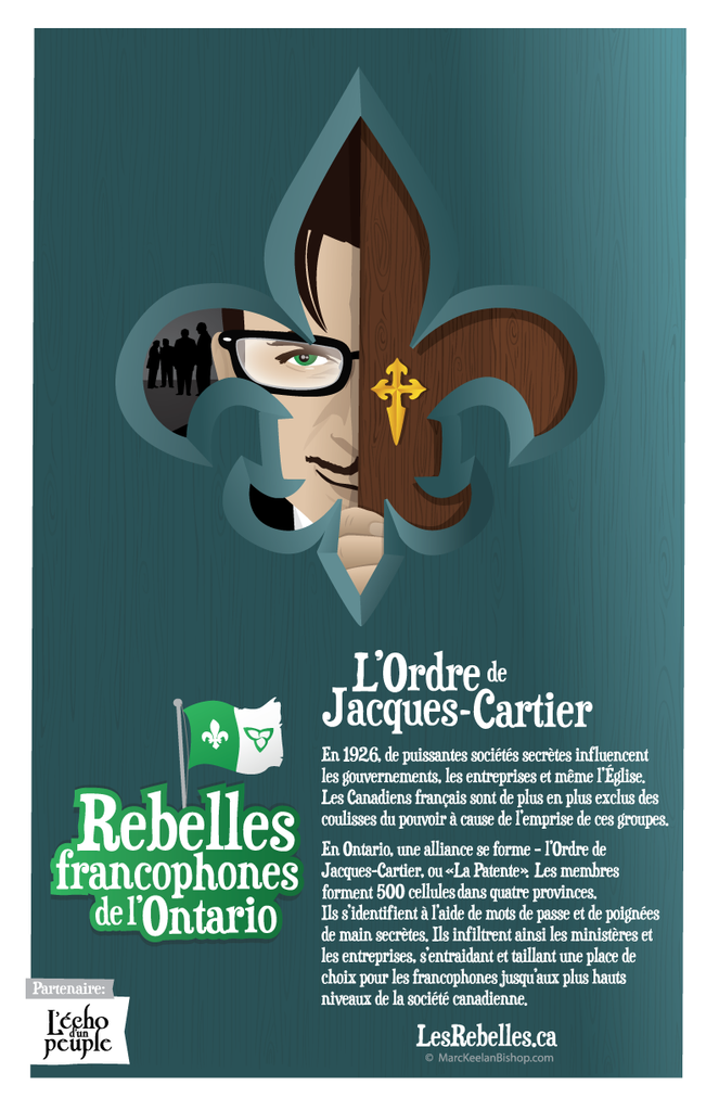 Affiche - Rebelles - Ordre de Jacques-Cartier