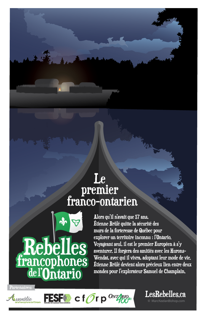 Affiche - Rebelles - Le premier Franco-Ontarien