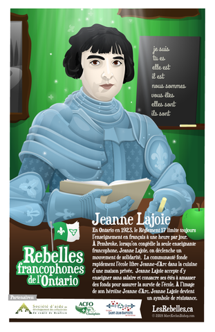Affiche - Rebelles - Jeanne Lajoie
